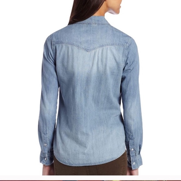 Vanilla star ⭐️ plaid & denim shirt - Picture 2 of 8